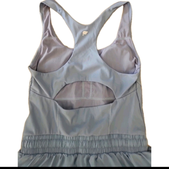 Fabletics Womens Sport Short Romper In Elemental Blue/Deep Navy S - Picture 10 of 10